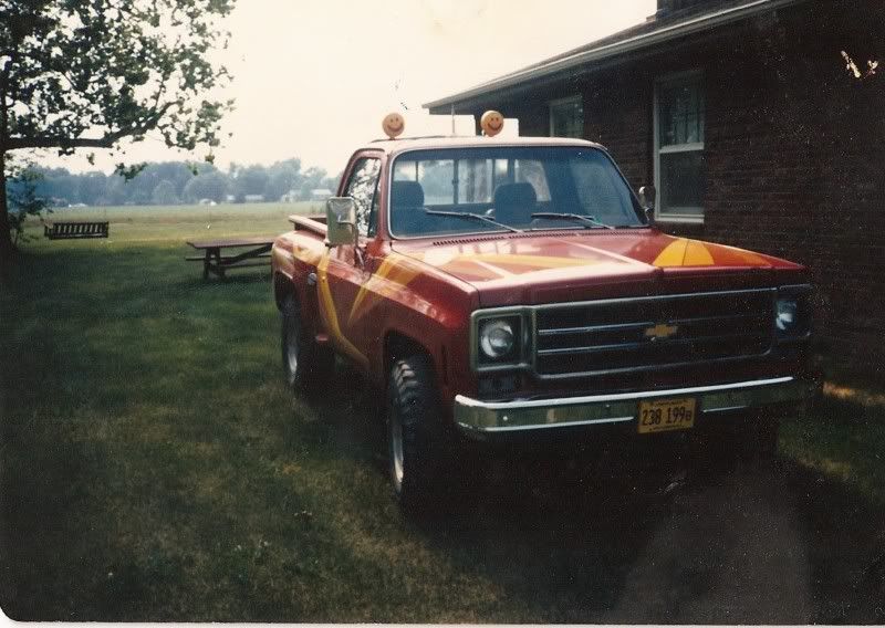 My 1977 Chevy Truck in HS photo mytruck.jpg